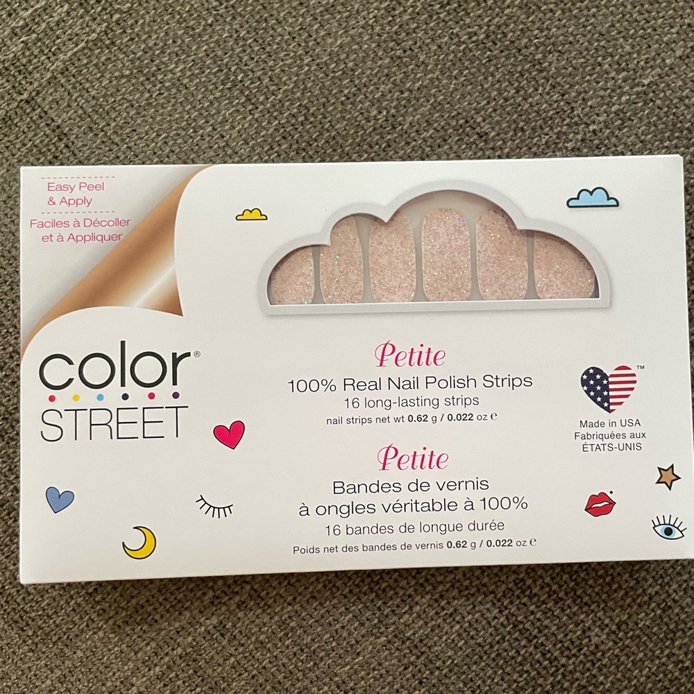 ColorStreet RETIRED SHADE petite Tiny + Shiny nail wraps